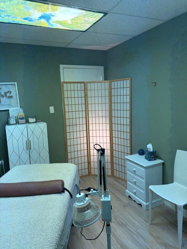 The Wood treatment room at Pocatello Creek Acupuncture